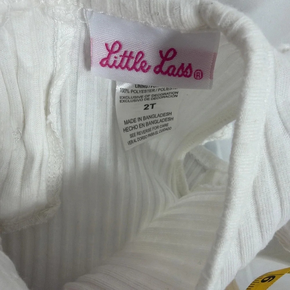 Little Lass‎ Pink Frilly 2T Dress. Lace Tulle And Ruffle.